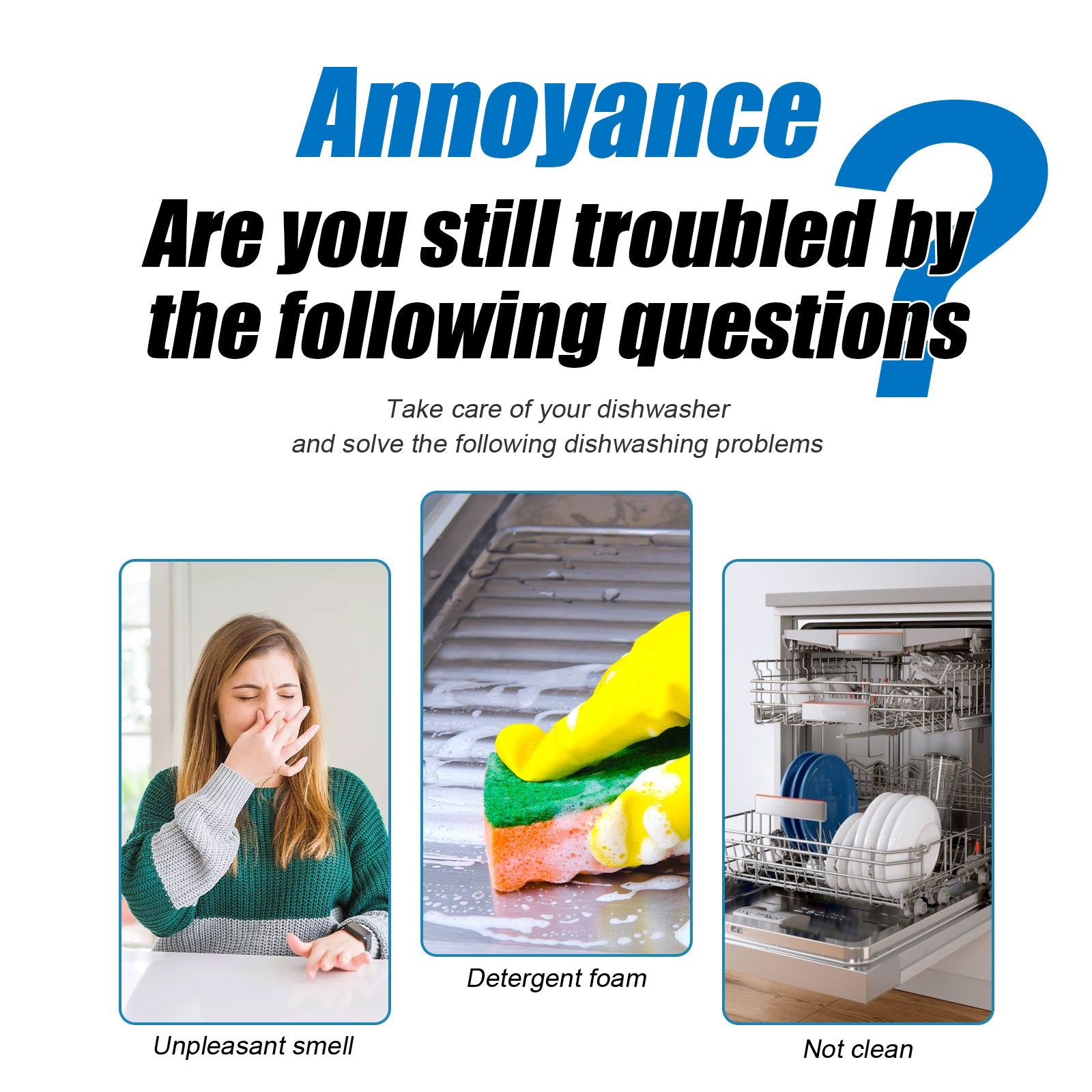 Dishwasher Cleaner, Clean Oil And Scale Desalting Odor Kitchen Tableware Care Cleaner