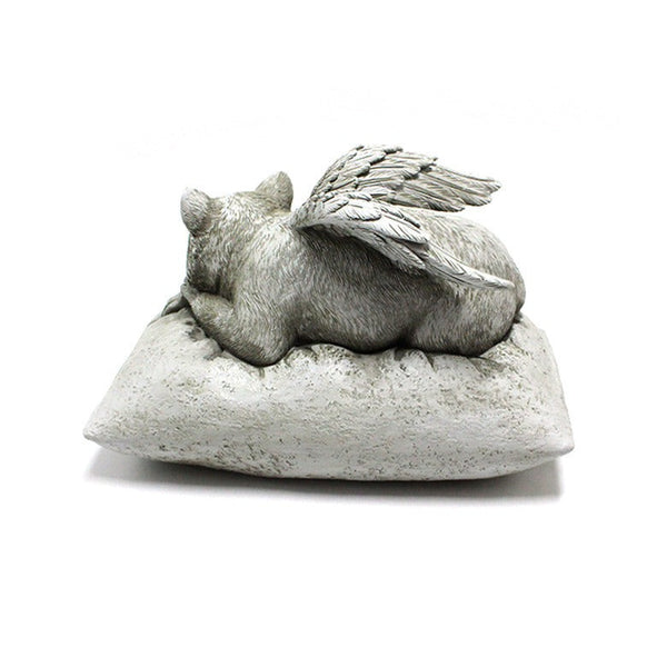 Angel cat and dog ornaments resin pet tombstone commemorative stone garden animal statue