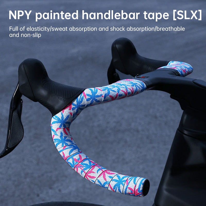 Npy EVA PU Road Bike Handlebar Tape, Anti - Slip & Shock - Absorbing, Sakura Design, with End Plugs