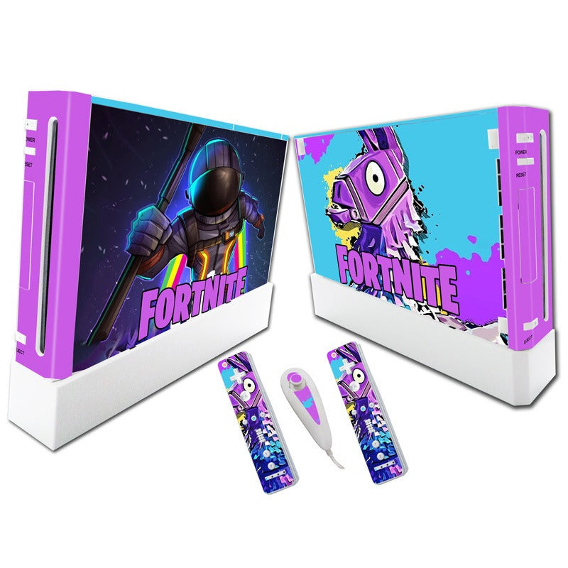 Suitable for WII stickers wii console cartoon protective film Spider-Man Fortress Night multiple styles without leaving glue