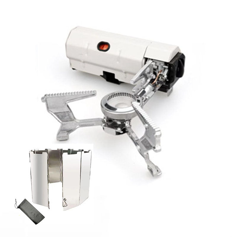 Folding Card Stove Outdoor Camping Picnic Gas Stove Portable Hotpot Stove Tea Cooker