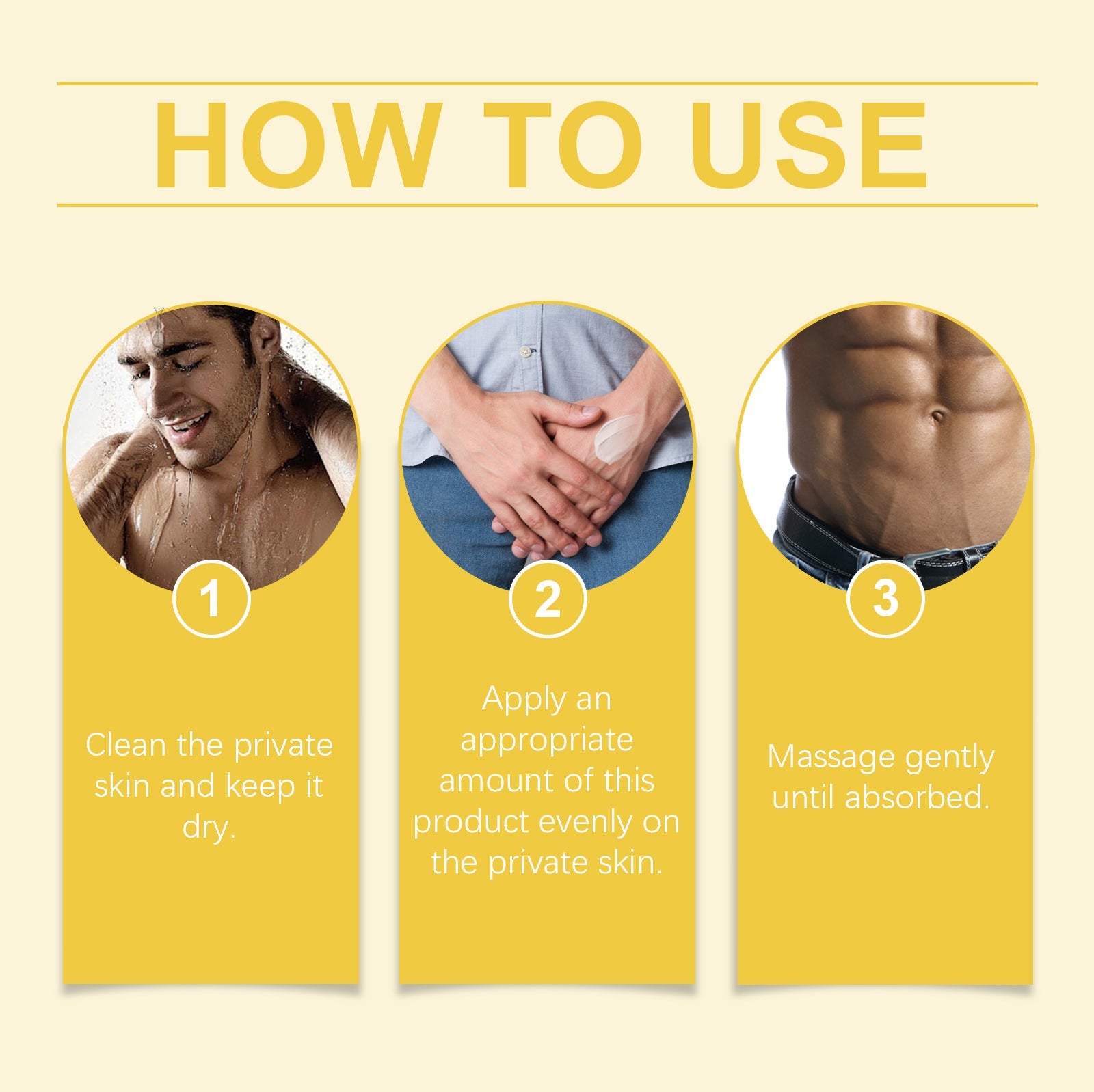 Men's Body Care Cream Men's Daily Body Care Cleansing Deodorant Treatment Cream