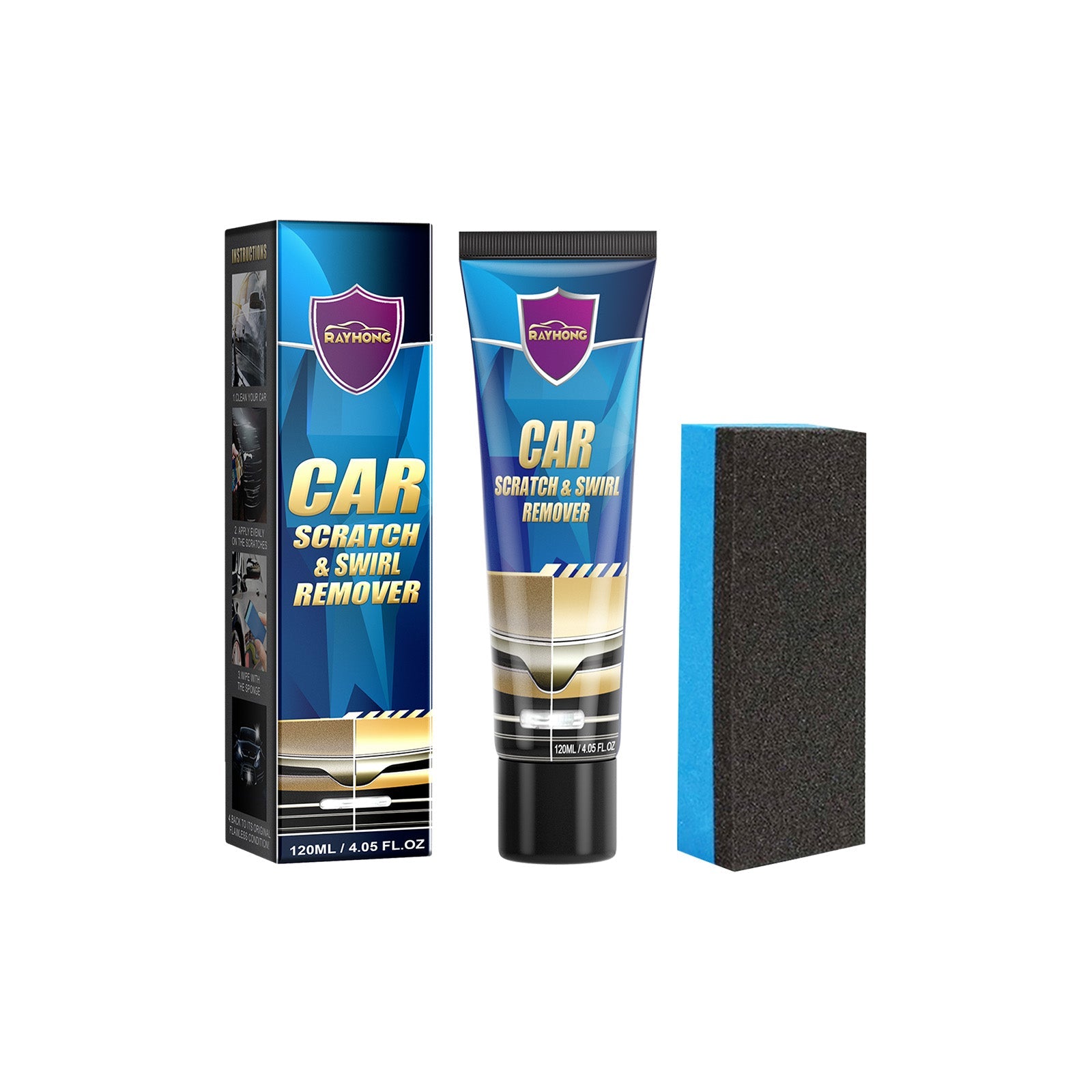 Car Scratch Repair Cream, Car Maintenance Refurbishment Paint Scratches Scratches Polishing Paint Repair Paste