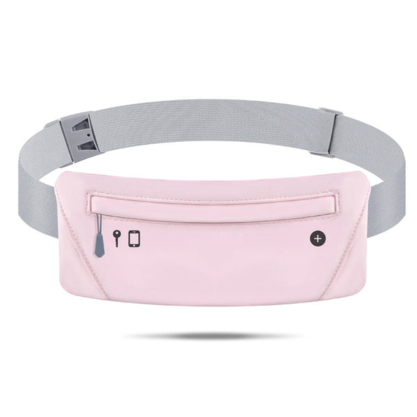 Sports chest waist bag dual-use men's and women's lightweight high-end super Pu crossbody bag outdoor internet famous running phone bag