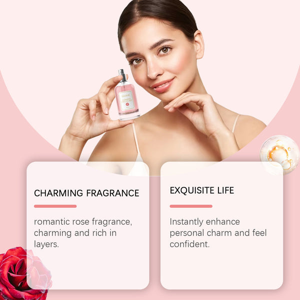 Rose Body Hair Eau De Parfum Spray Fresh And Elegant With Fragrance And Charm Perfume Spray