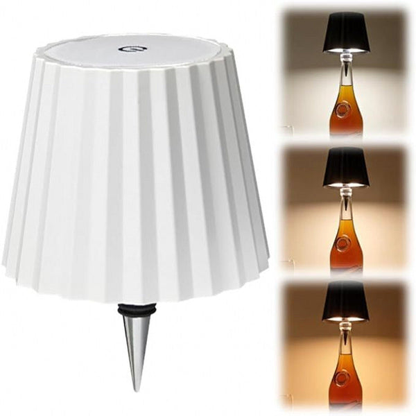 LED Creative Wine Bottle Light for Bar: Movable, Rechargeable, RGB Dimmable Decorative Bottle Lamp