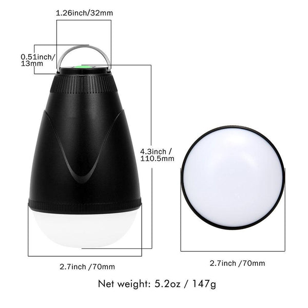 Mini Camping Lights New Night Lights Rainproof Camping Lights Remote Control LED Hook Tent Lights