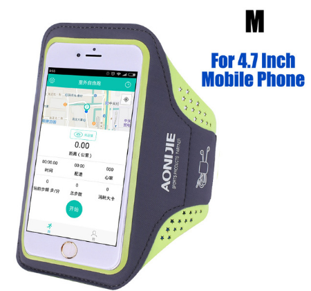 AONIJIE  Running Arm Pack Outdoor Sport Hiking Camping Gym Fitness 5.5 4.7 Inch Touch Screen iPhone 6S Mobile Phone Bag