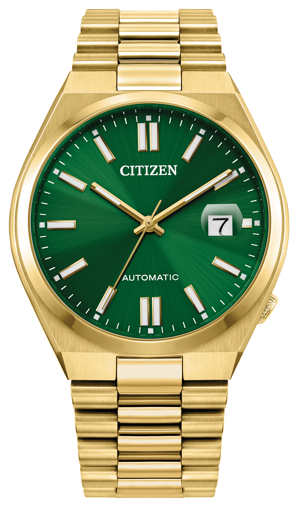 CITIZEN Automatic Tsuyosa Gold Green | NJ0152-51X Bezel House