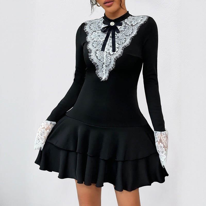 Lace   Party Mini Dress for Women