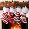 Christmas Knitted Socks Christmas Decorative Socks Candy Gift Bag Hanging Christmas Socks Hanging Gift Bag