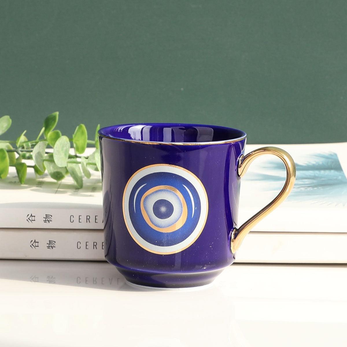 Big eyes mug ceramic water cup ins simple cup