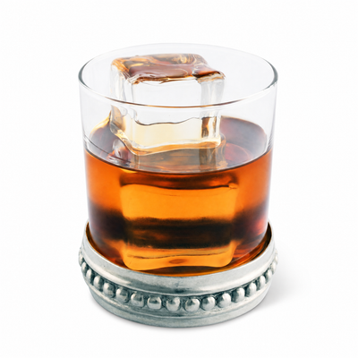 Medici Beading Double Old Fashion Bar Glass