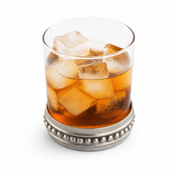 Medici Beading Double Old Fashion Bar Glass