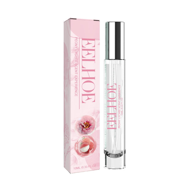 Peony Lychee Scent Experience Perfume, Natural Fresh Lasting Fragrance Atmosphere Portable Niche Perfume