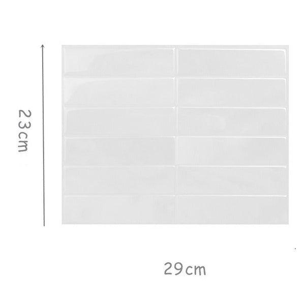 Kitchen oil and high temperature resistant stickers, 3D three-dimensional self-adhesive wall stickers, bathroom