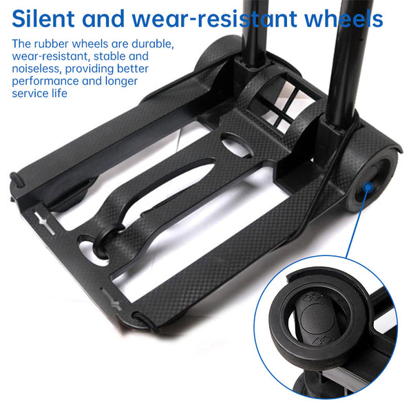 Foldable portable carts: wheel, luggage, hand truck, trolley, travel - shopping, household.