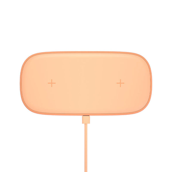 2-in-1 dual phone wireless charger suitable for Huawei Samsung phone wireless charging ultra-thin desktop