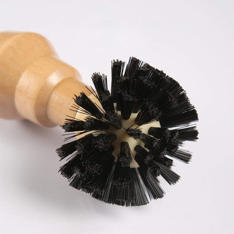 Coffee machine powder bowl cleaning brush Solid wood handle cleaning brush Coffee powder bowl brush cleaning brush