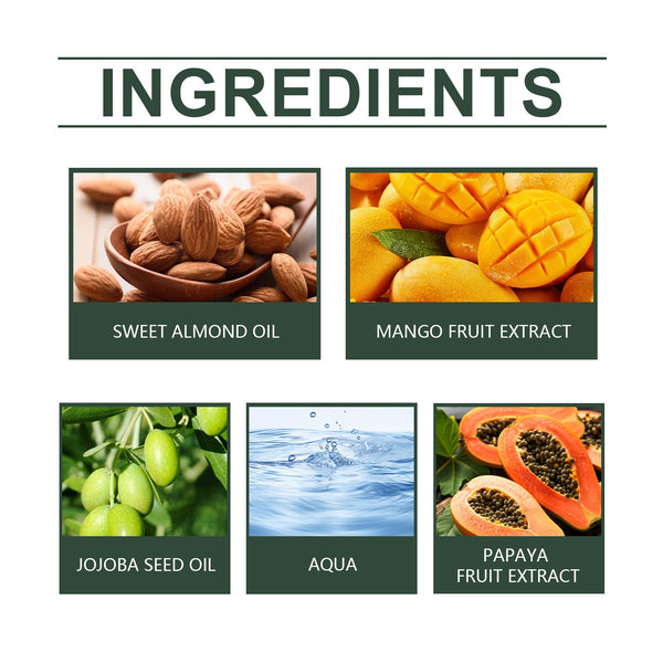 Woodsleep Handmade Papaya And Mango Body Oil Nourishes, Caress And Massages All Over The Skin