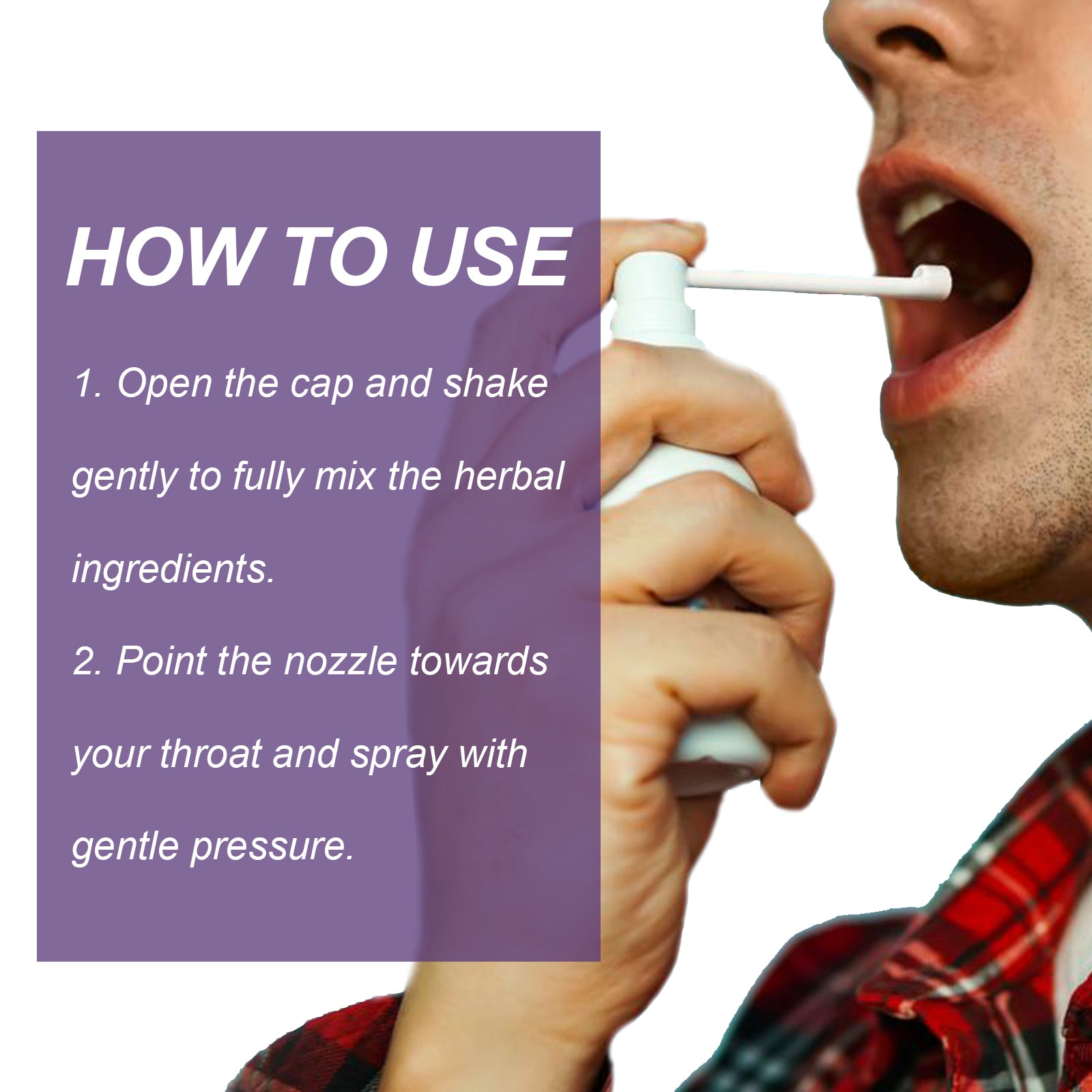 Body Care Spray For Phlegm Relief Dry, Itchy Throat Exhalation Nasal Obstruction Body Care