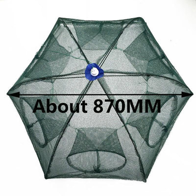 6 Hole Shrimp Catcher Trap Cages Mesh  Aquarium  Fishing Net