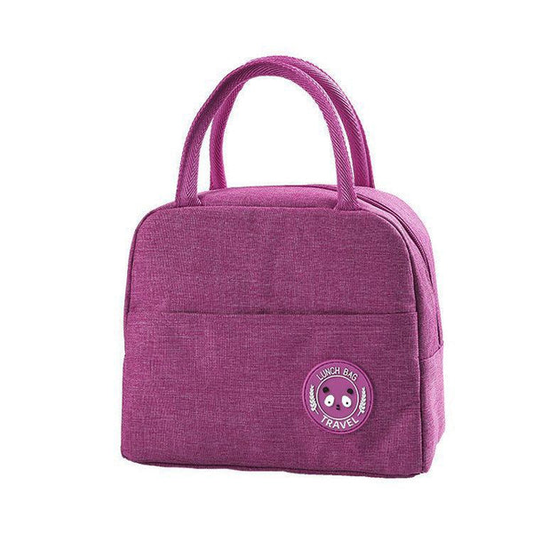 Fashion simple portable insulation bag waterproof fresh-keeping aluminum foil lunch box bag small lunch bag travel cooler bag