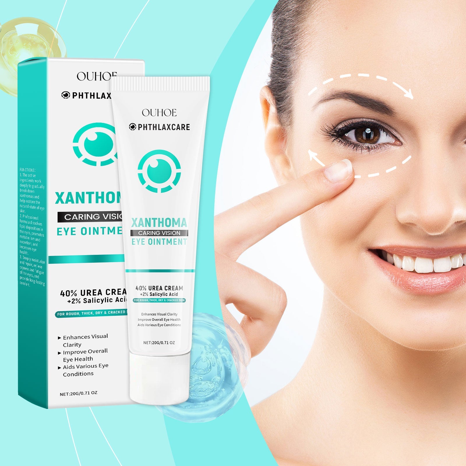 Eye Care Cream, Soothing Eye Discomfort With A Gentle Formula For Repairing And Moisturizing Eye Care Cream