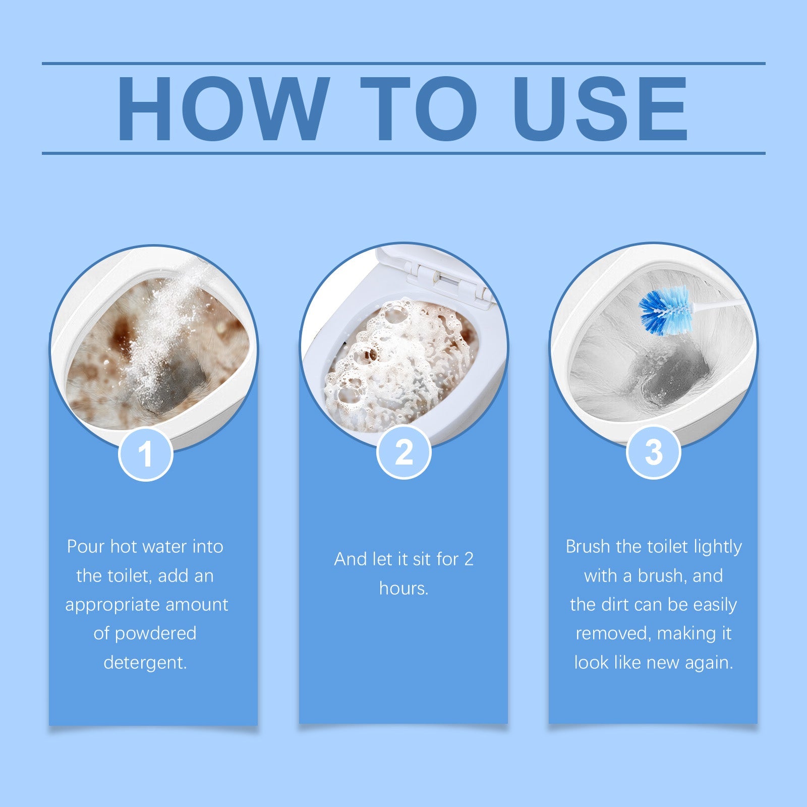 Toilet Decontamination Cleaning Powder Household Toilet Toilet Toilet Cleaning Dirt And Urine Stains Scented Toilet Cleaner