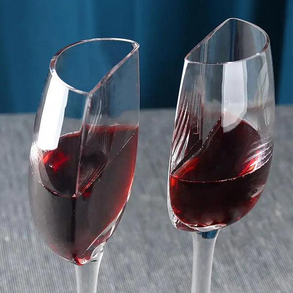 Creative Half Red Wine Cups Multi-use Vintage Tall Wine Glassware Long Stemmed Wine Champagne Glasses