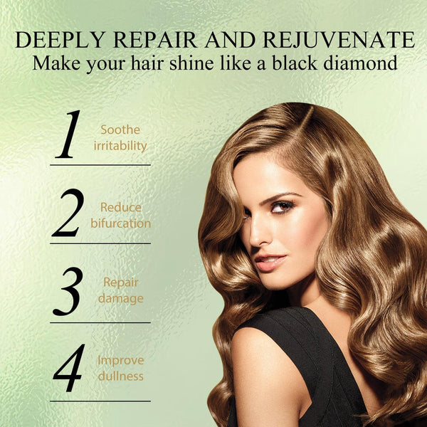 Hair Care Essential Oil, Repair Frizzy Split Ends Damaged Moisture Hair Soft And Strong Hair Care Essential Oil