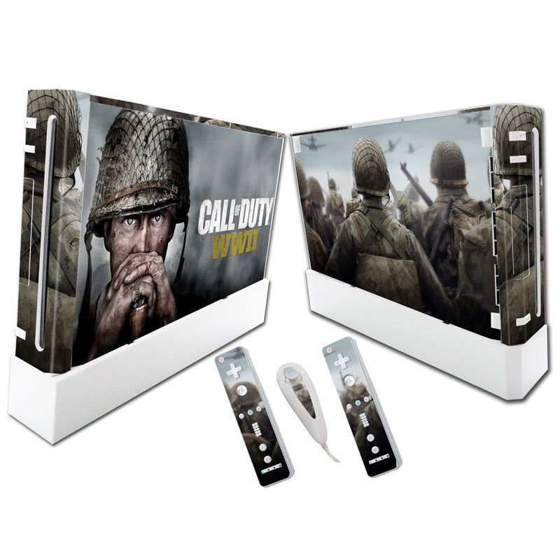 Suitable for WII stickers wii console cartoon protective film Spider-Man Fortress Night multiple styles without leaving glue