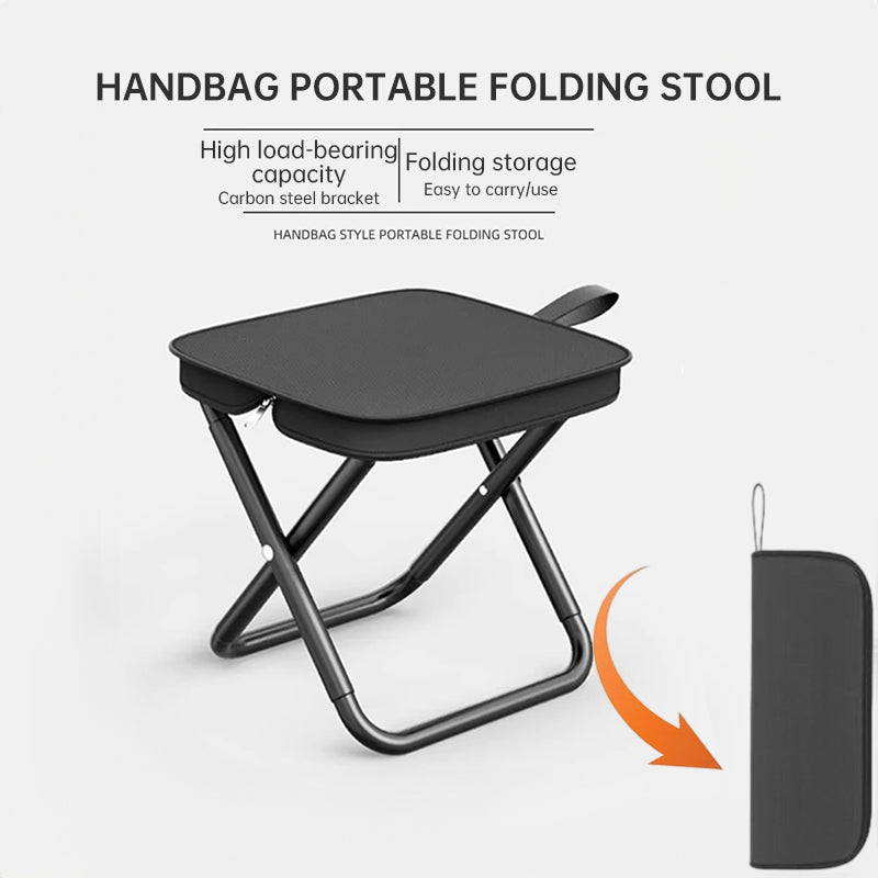Portable Ultralight Camping Picnic Chair - Doubles as Fishing Stool and Travel Seat with Fishing Tool Holder