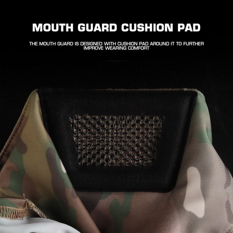 Men's Airsoft Mask, also a balaclava, for paintball, hunting, cycling. Knight style, full face protection.