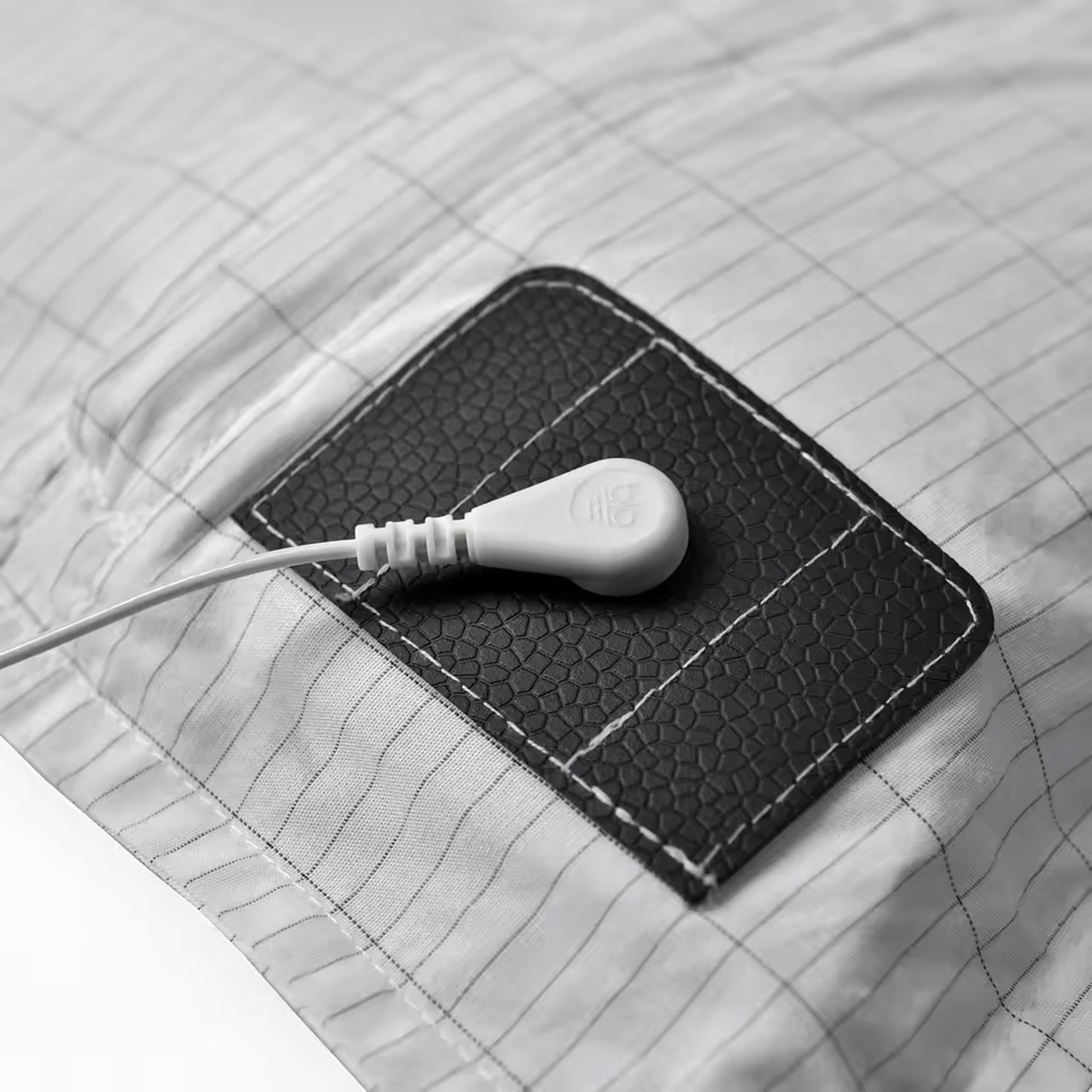 Earthing Ground Pillow Case For Health & EMF Protection Improves Sleep Conductive Silver Fiber Cotton Pillowcase