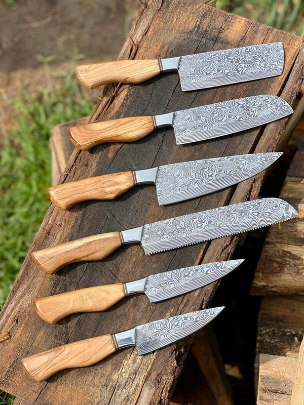 Sharp Kitchen Knife Set – 13