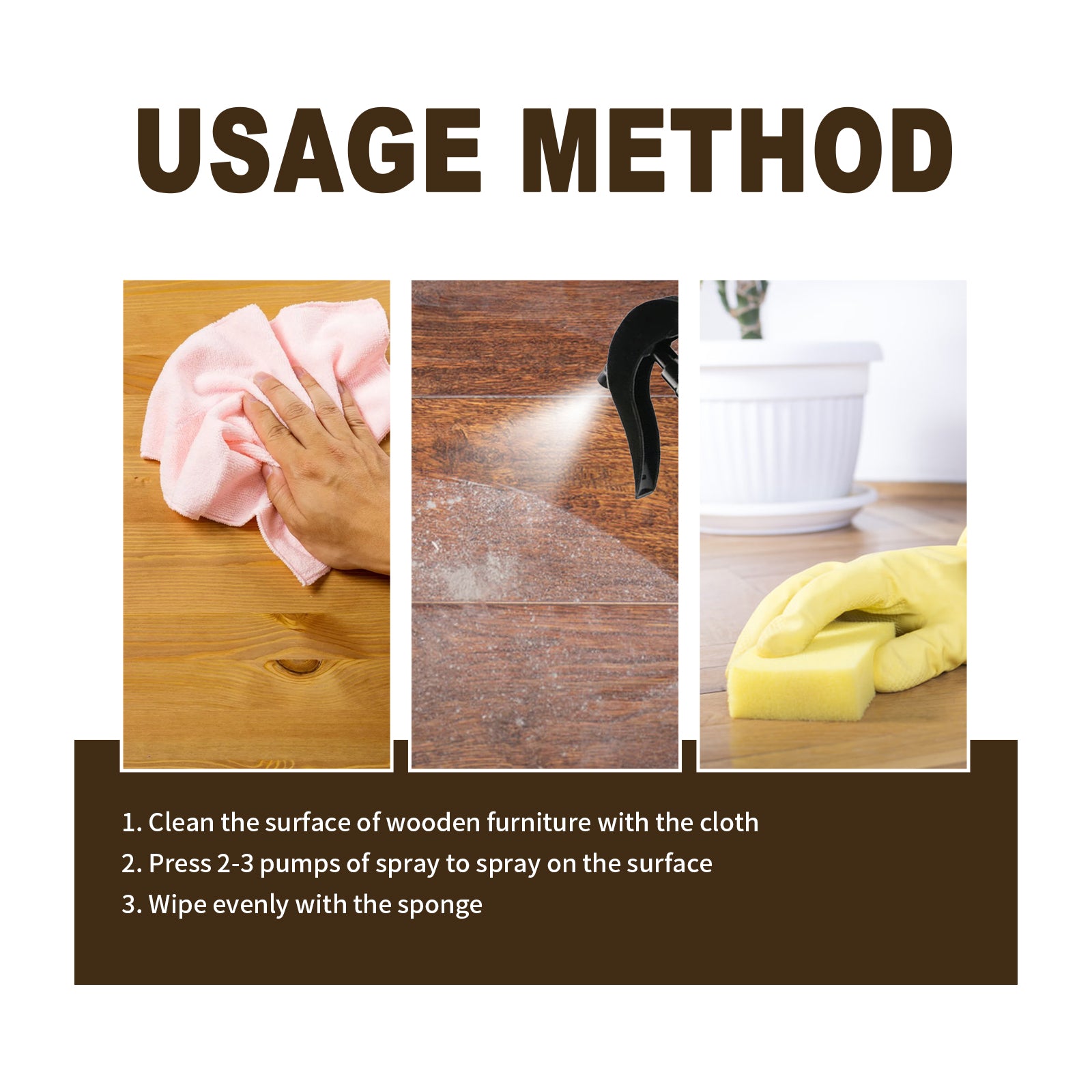 Furniture Beeswax Spray, Furniture Floor Care Polishing Waterproof Anti-Cracking Scratches Refurbished Care Wax