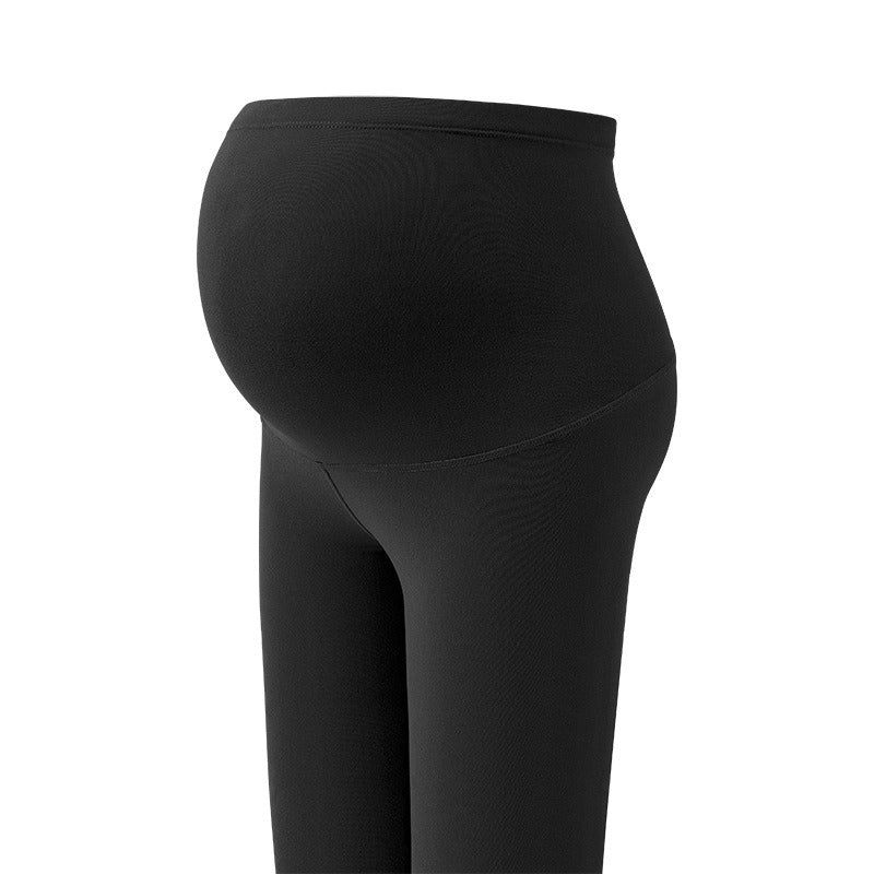 Pregnant Women's Shark Pants Do Not Drop Off Leggings Double Sided Brushed Large Size 100kg High Waist Hip Lifting Barbie Pants