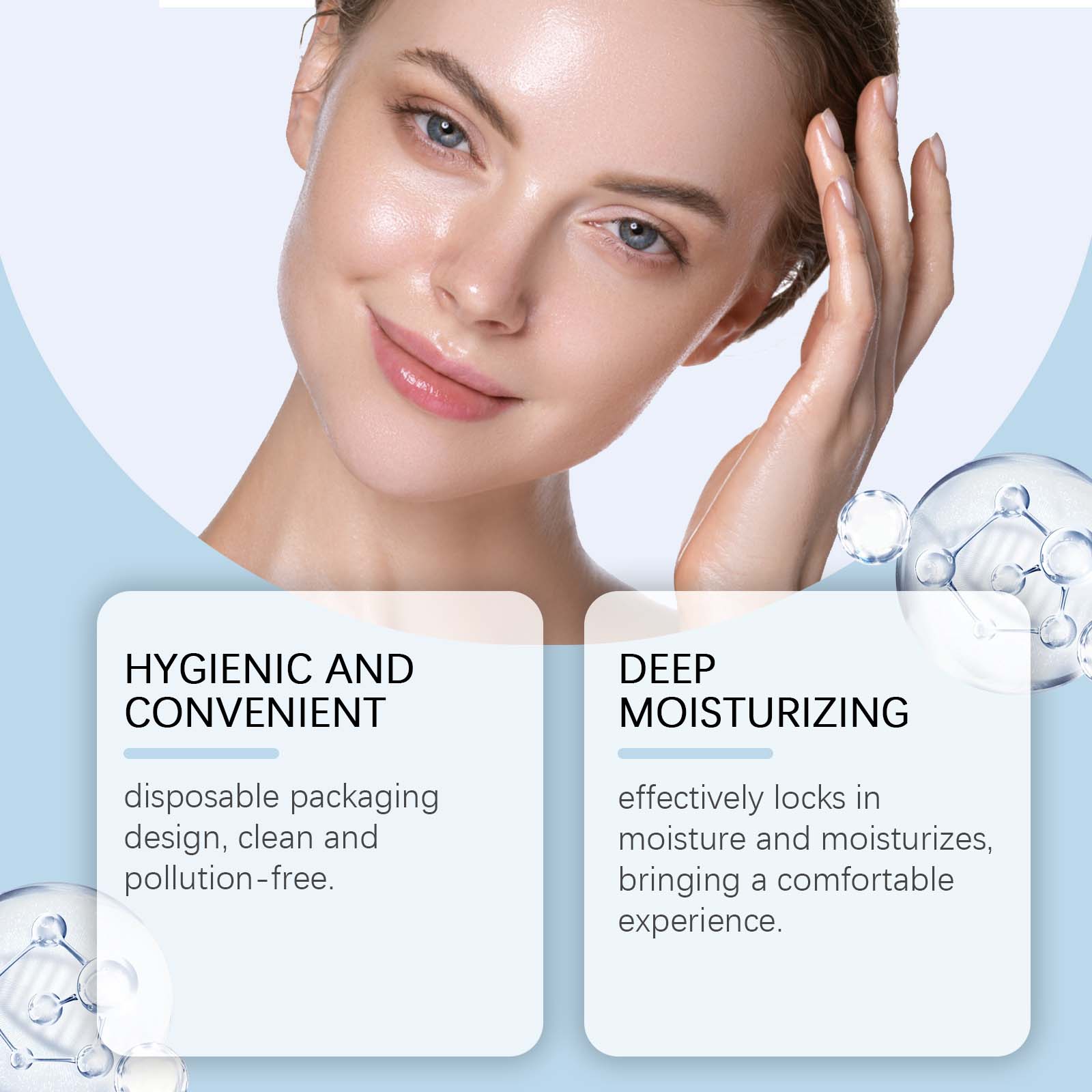 Ouhoe Hydrating Essence With Hyaluronic Acid Hydrates, Nourishes And Moisturizes Facial Skin