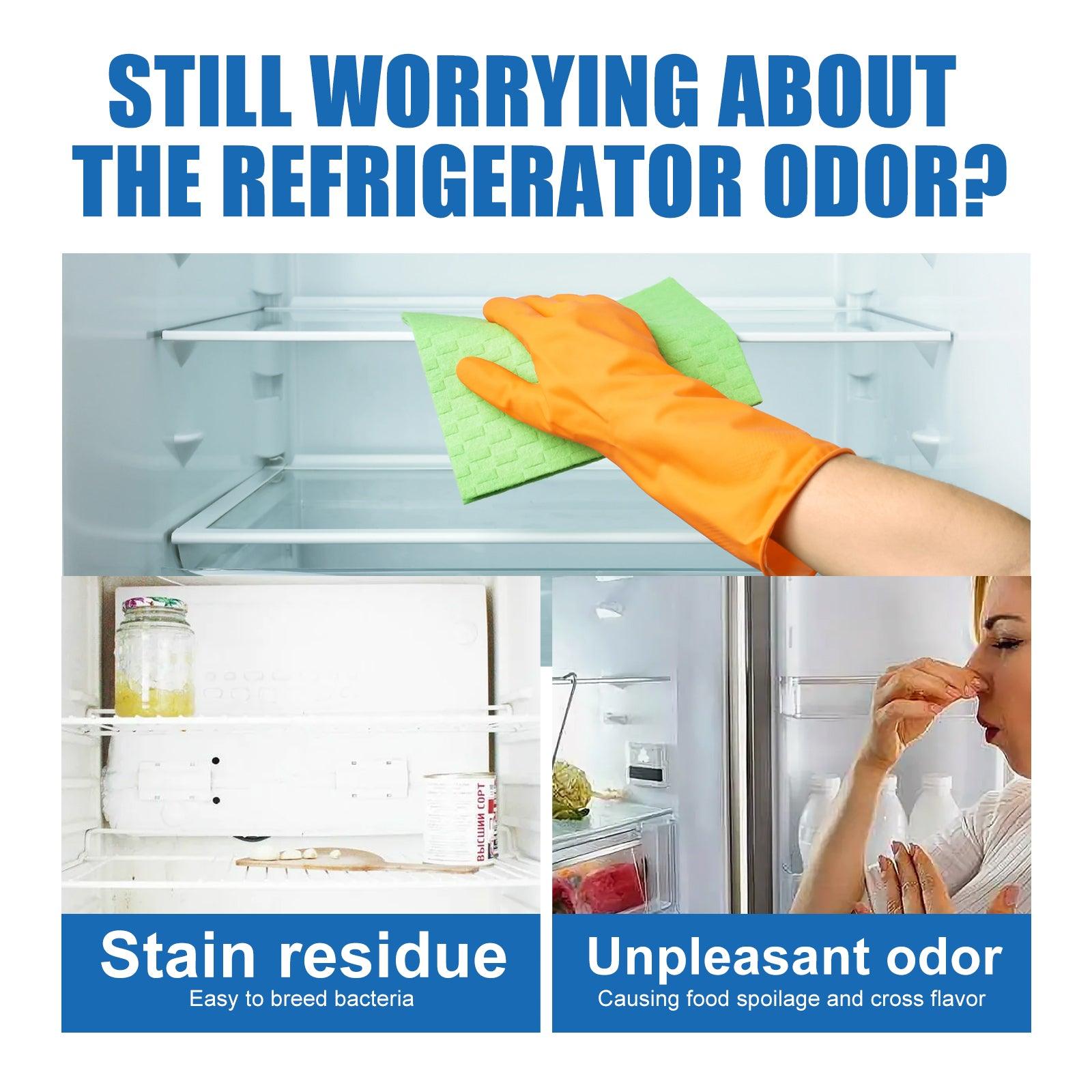 Refrigerator Cleaning Tablets, Deep Cleaning Household Freezer Crevices Descaling Odor Cleaning Effervescent Tablets