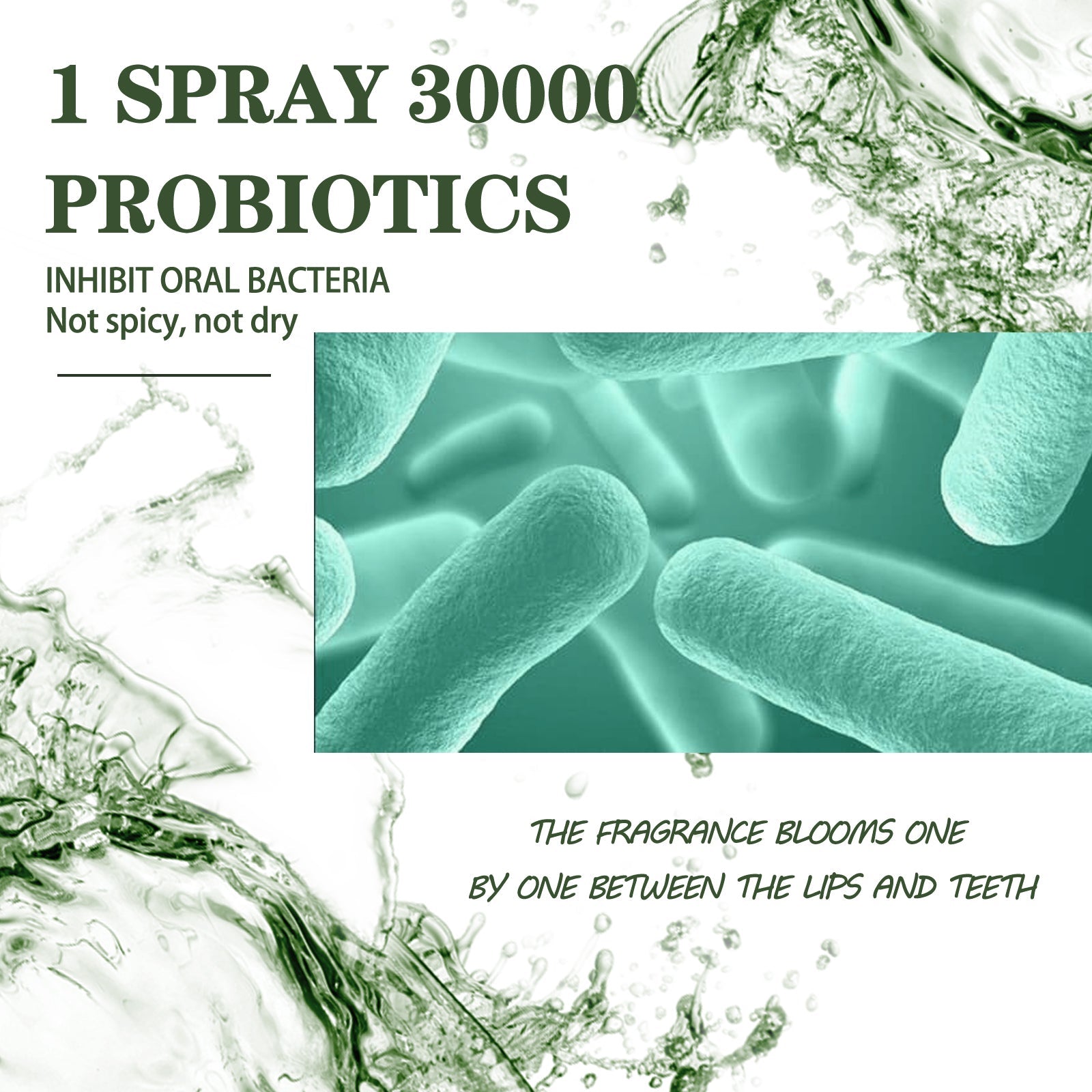 Breath Fresher, Retain Fragrance Remove Odor Portable Minty Breath Freshening Spray