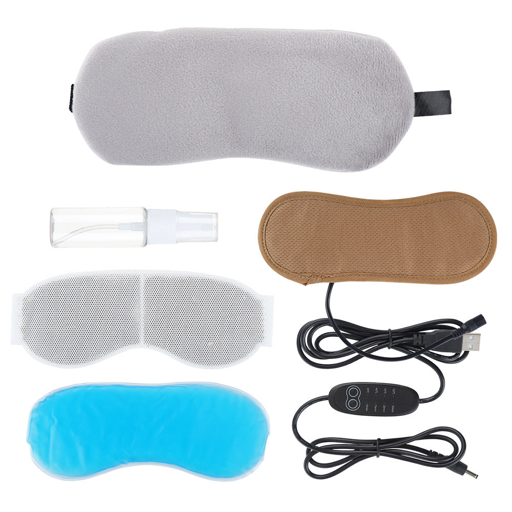 Lavender Steam Hot Compress Eye Mask USB Constant Temperature Cold And Hot Compress Shading Eye Mask