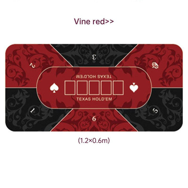 Dezhou playing card pad tablecloth table cushion square round chip rubber cushion playing card table top cushion