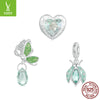 Silver Charm Original Forest Oasis Butterfly Ladybug DIY Bracelet Beads Spring Fresh s925 Pure Silver Beads