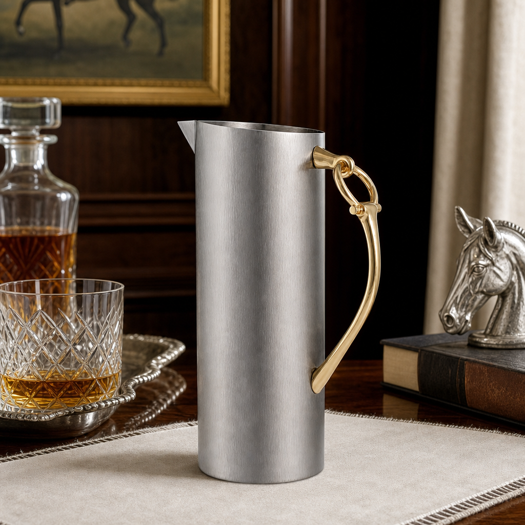 Equestrian Bit Handle Stainless Steel Pitcher