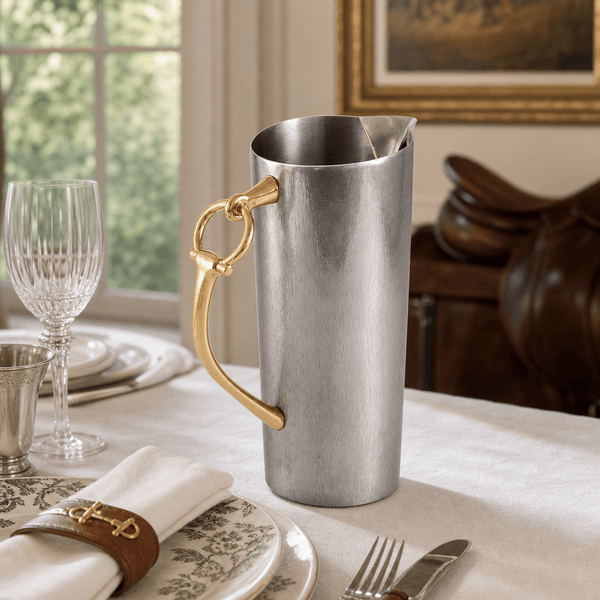 Equestrian Bit Handle Stainless Steel Pitcher