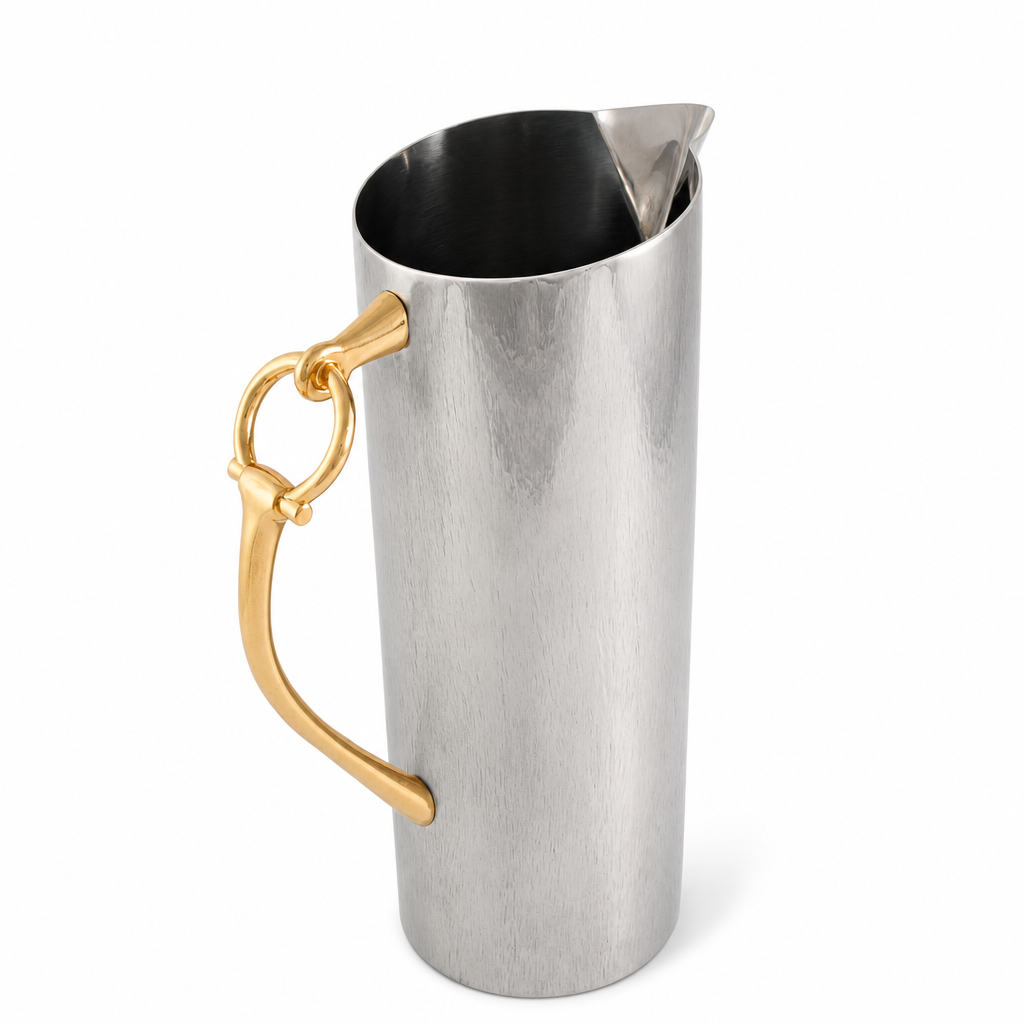 Equestrian Bit Handle Stainless Steel Pitcher