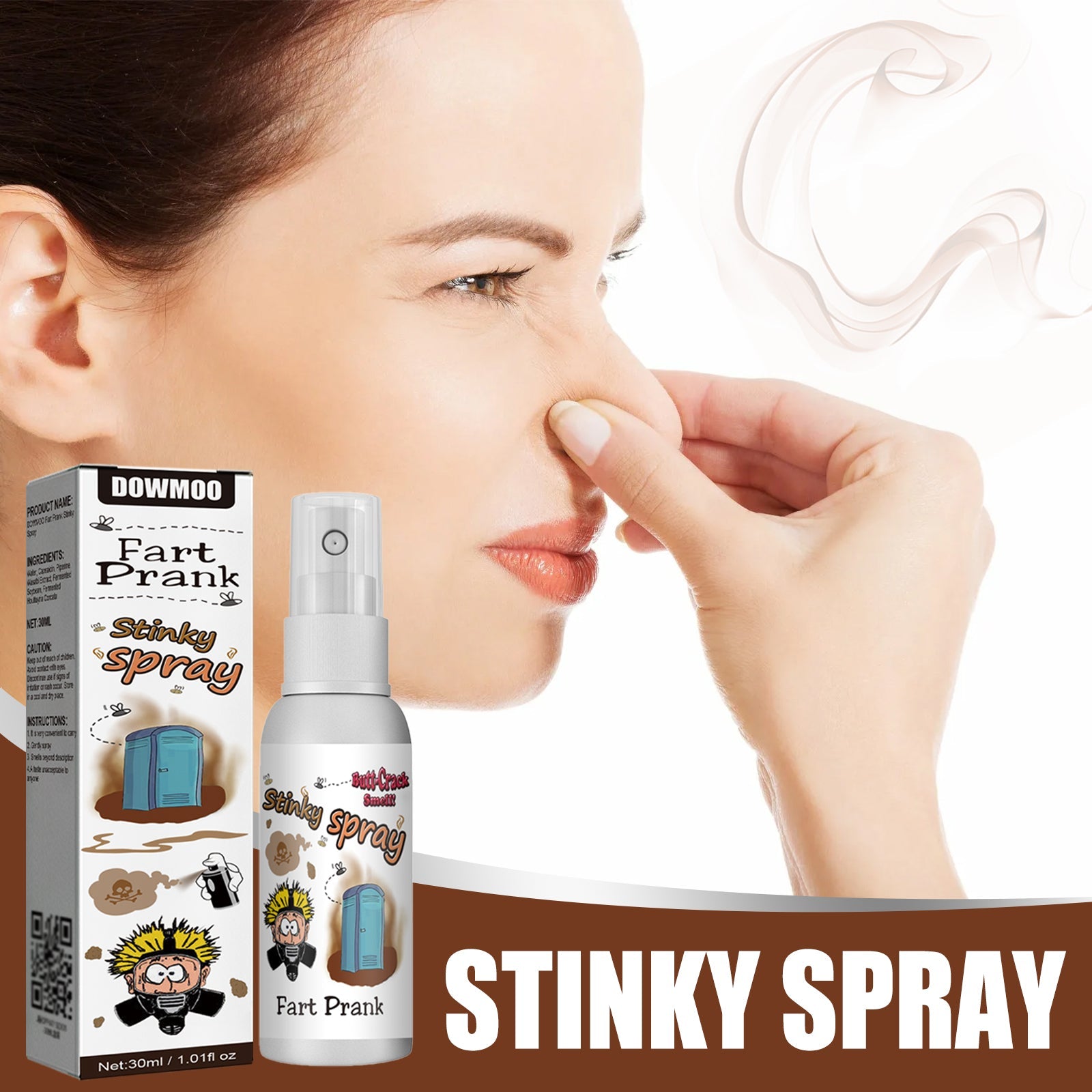 Fart Spray, A Liquid Spray For Funky Long-Lasting Odors Entertainment Spoofing Odor-Relieving Toys