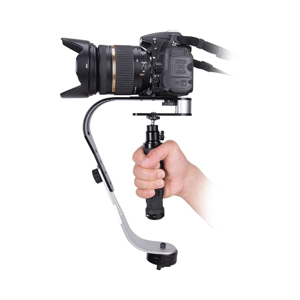 Mini handheld stabilizer Video Steadicam for Digital Camera HDSLR DSLR Camcorder DV Mobile Phone + Gloves free shipping