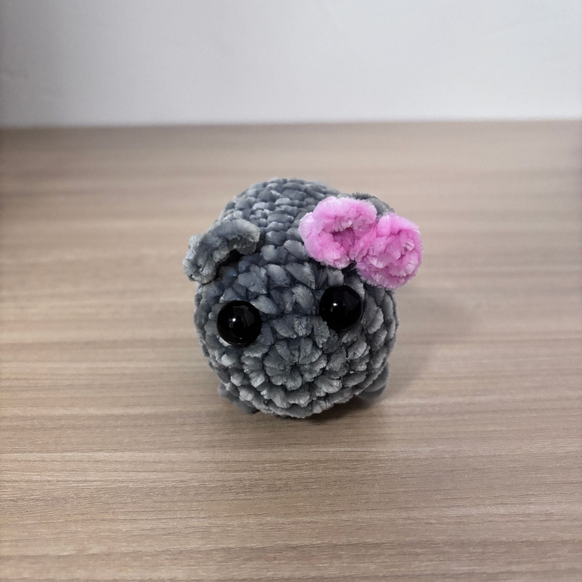 Chenille singing sad hamster keychain pendant Hamster emotional comfort doll